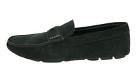 Prada Men's Green Leather Driving Loafer Loafers 2DD158