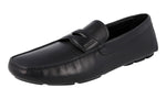 Prada Men's 2DD158 3O9U F0002 Leather Business Shoes