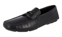 Prada Men's 2DD158 3O9U F0002 Leather Business Shoes