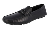Prada Men's 2DD158 3O9U F0002 Leather Loafers