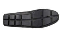 Prada Men's Black Saffiano Leather Logo Driving Loafers 2DD159