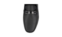 Prada Men's Black Saffiano Leather Logo Driving Loafers 2DD159