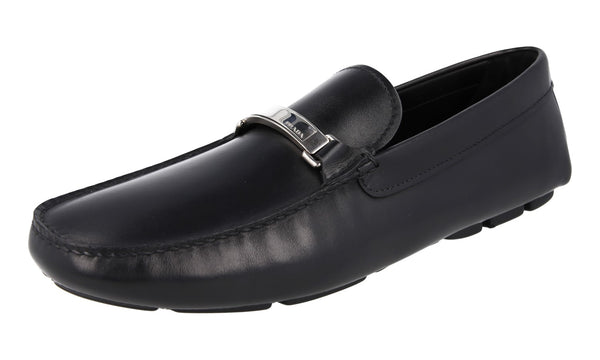 Prada Men's 2DD159 3O9U F0002 Leather Loafers