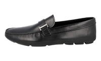 Prada Men's Black Leather Lace-up Shoes 2DD160