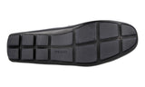 Prada Men's Black Leather Driving Logo Loafers 2DD160