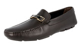 Prada Men's 2DD163 ASK F0003 Leather Loafers