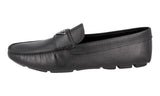 Prada Men's Black Saffiano Leather Driving Shoes Loafers 2DD164