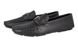 Prada Men's Black Saffiano Leather Driving Shoes Loafers 2DD164