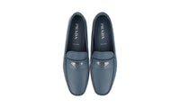 Prada Men's Blue Leather Driving Shoes Loafers 2DD164