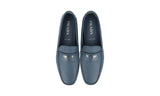 Prada Men's Blue Saffiano Leather Driving Shoes Loafers 2DD164