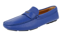 Prada Men's 2DD165 T6O F0V41 Leather Loafers