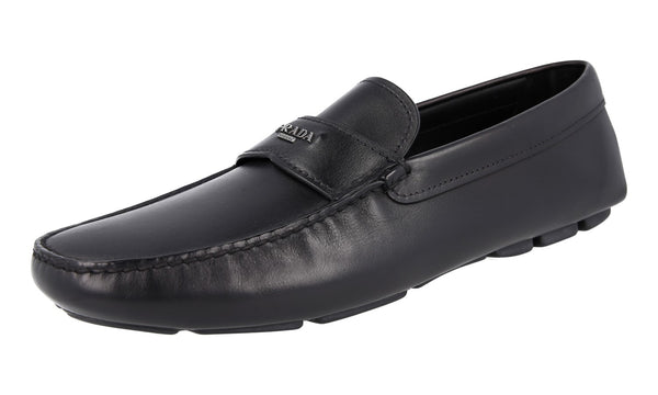 Prada Men's 2DD165 X7O F0002 Leather Loafers