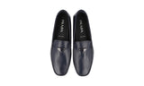 Prada Men's Blue Leather Logo Business Shoes 2DD172