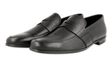 Prada Men's Black Saffiano Leather Penny Loafer Business Shoes 2DE072