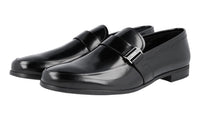 Prada Men's Black Leather Business Shoes 2DE081