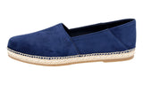 Prada Men's Blue welt-sewn Leather Espadrilles 2DE092