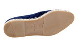 Prada Men's Blue welt-sewn Leather Espadrilles 2DE092
