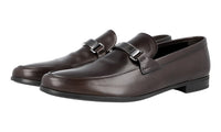 Prada Men's Brown Leather Business Shoes 2DE095