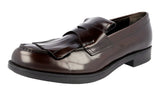 Prada Men's 2DE098 B4L F0003 welt-sewn Leather Loafers