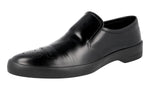 Prada Men's 2DE109 B4L F0002 Full Brogue Leather Sneaker