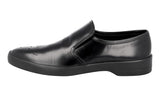 Prada Men's Black Full Brogue Leather Sneaker 2DE109