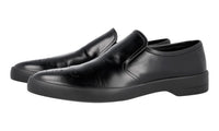 Prada Men's Black Full Brogue Leather Sneaker 2DE109