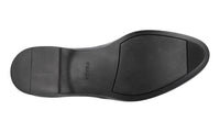 Prada Men's Black Full Brogue Leather Sneaker 2DE109