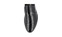 Prada Men's Black Full Brogue Leather Sneaker 2DE109