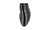 Prada Men's Black Full Brogue Leather Sneaker 2DE109