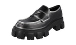 Prada Men's 2DE129 3LMH F0I89 Leather Loafers