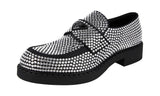 Prada Men's 2DE135 2AWL F0Z2D Leather Loafers
