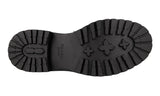 Prada Men's Brown Leather Double Chocolate Loafers 2DE148