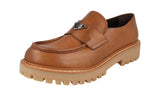 Prada Men's 2DE151 070 F0046 welt-sewn Leather Loafers