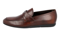 Prada Men's Brown Leather Business Shoes 2DF084