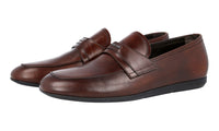 Prada Men's Brown Leather Business Shoes 2DF084