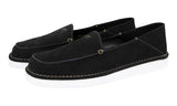 Prada Men's Black Leather Loafers 2DF088