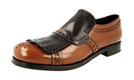 Prada Men's 2DG073 3H9D F092G Full Brogue Leather Business Shoes