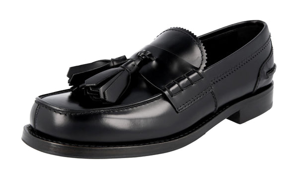 Prada Men's 2DG086 B4L F0002 welt-sewn Leather Business Shoes