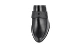 Prada Men's Black Brushed Spazzolato Leather Business Shoes 2DG094