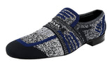 Prada Men's 2DG098 3KK5 F019Z Textile Loafers