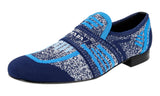 Prada Men's 2DG098 3KK5 F0OBM Textile Loafers