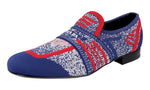 Prada Men's 2DG098 3KK5 F0XUS Textile Loafers