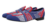 Prada Men's Multicoloured Jacquard Mouline Loafers 2DG098