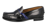 Prada Men's Black welt-sewn Leather Penny Business Shoes 2DG100