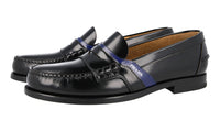 Prada Men's Black welt-sewn Leather Penny Business Shoes 2DG100