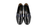 Prada Men's Black welt-sewn Leather Penny Business Shoes 2DG100