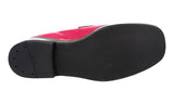 Prada Men's Pink Brushed Spazzolato Leather Plateau Loafer Business Shoes 2DG117