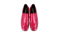 Prada Men's Pink Brushed Spazzolato Leather Plateau Loafer Business Shoes 2DG117