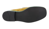 Prada Men's Brown Brushed Spazzolato Leather Plateau Loafer Business Shoes 2DG117