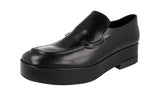Prada Men's 2DG117 B4L F0002 Brushed Spazzolato Leather Business Shoes